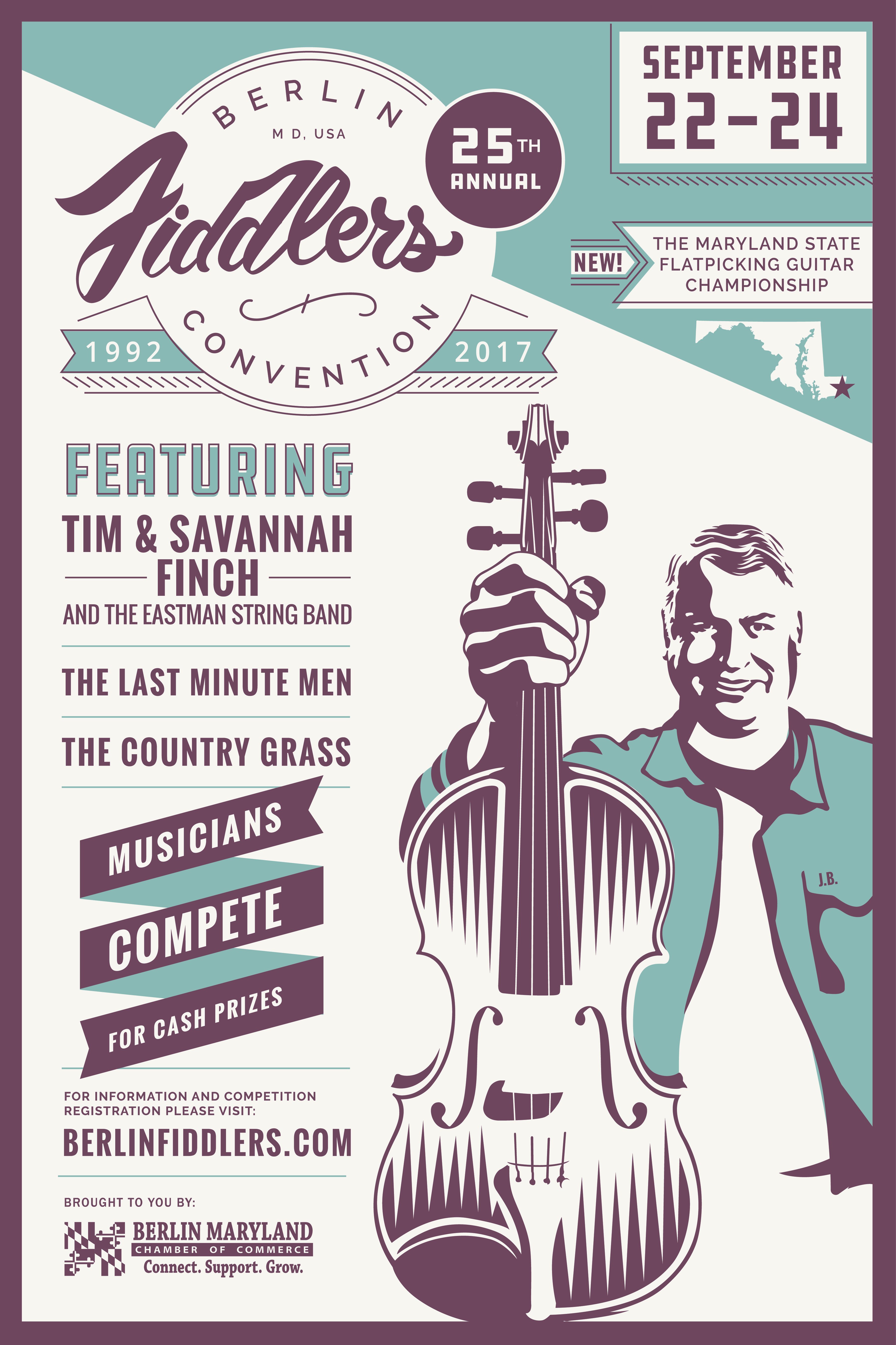 Berlin Fiddlers Convention 2017 poster
