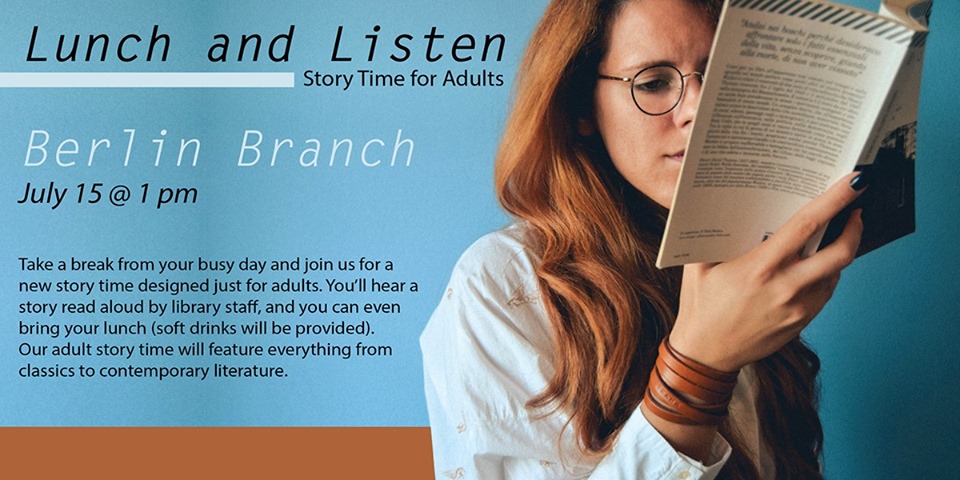 Listen to story reading. Masters degree or job.