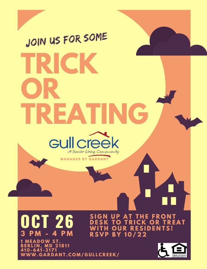 Gull Creek TrickorTreating Event Berlin MD Events