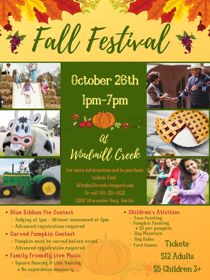 Fall Festival at Windmill Creek | Berlin MD Events